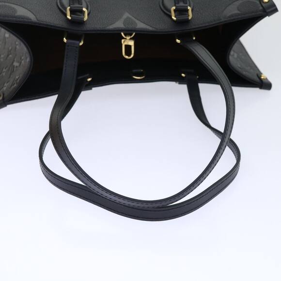 LOUIS VUITTON Monogram Empreinte On The Go MM Bag Black M45595 - Picture 8 of 16